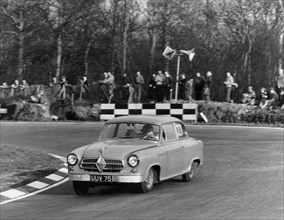 1959 Borgward, Bill Blydenstein at Brands Hatch. Creator: Unknown.