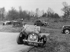Healey Silverstone, London Little Rally, 1953, G.J.E. Dixon. Creator: Unknown.