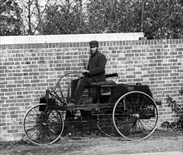 1895 Knight 3 wheeler. Creator: Unknown.