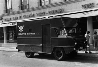 1967 Land Rover Security van in Geneva, Switzerland. Creator: Unknown.