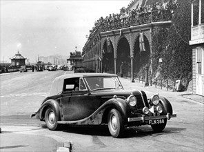 1939 Mays V8 Drophead coupe on R.A.C. Rally. Creator: Unknown.