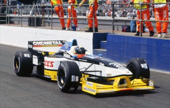 Minardi M197, J. Trulli, 1997 British Grand Prix at Silverstone. Creator: Unknown.
