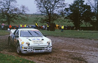 Ford RS200, Mark Lovell, 1986 RAC Rally. Creator: Unknown.