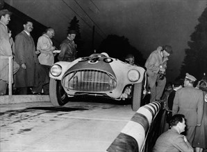 Nash Healey on 1953 Mille Miglia race. Creator: Unknown.