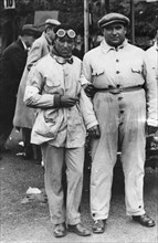 Nuvolari (left) and Campari, Ulster T.T. 1930. Creator: Unknown.