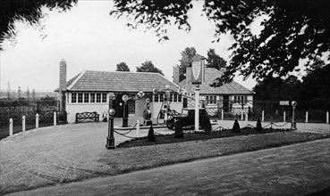 Waresley petrol station at Hartlebury 1929. Creator: Unknown.