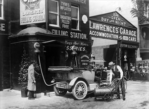 Lawrence's garage in Brixton, London 1924. Creator: Unknown.