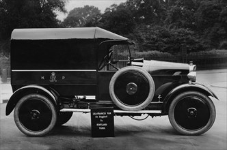 1925 Lea Francis Metropolitan Police van. Creator: Unknown.