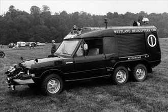 1976 Range Rover Carmichael fire tender. Creator: Unknown.