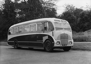 1951 Daimler CVD6 coach with Burlingham body. Creator: Unknown.