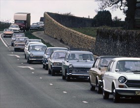 Traffic Jam , UK early 1970's. Creator: Unknown.