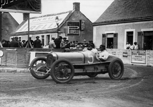 1921 Le Mans, Rene Thomas in Sunbeam. Creator: Unknown.