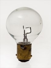 Clear headlamp bulb circa 1928. Creator: Unknown.