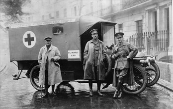 Daimler ambulance, World War 1. Creator: Unknown.