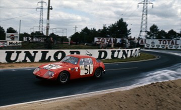 Austin - Healey Sprite, Baker - Hedges 1967, Le Mans 24 hour race. Creator: Unknown.