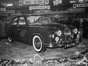 Jaguar 2.4 litre at Motor Show 1954. Creator: Unknown.