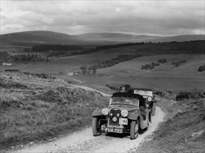 Morgan 4/4, John Frankland Heaton, 1938 Scottish Rally. Creator: Unknown.