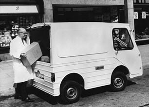1970 Morrison Electricar delivery van. Creator: Unknown.