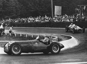 Alfa Romeo 158, Fangio, Belgium Grand Prix at Spa 1950. Creator: Unknown.