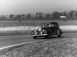 Alvis 3 litre, R. Adams 1954 R.A.C.Rally. Creator: Unknown.