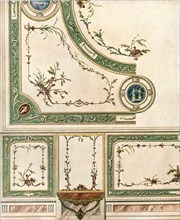 Design for ceiling decoration, Italy, (1928). Creator: Unknown.