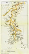 Map of Korea', 1903. Creator: Unknown.