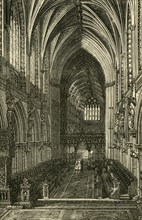 'Lichfield Cathedral (Interior, looking West)', 1898. Creator: Unknown.