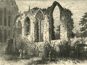 'Ruins of the Guesten Hall', 1898. Creator: Unknown.