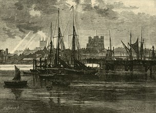 'Rochester, from the Medway', 1898. Creator: Unknown.