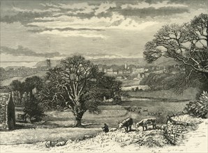 'Richmond, from Easby', 1898. Creator: Unknown.