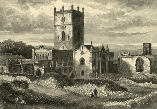 'St. David's Cathedral and the College, from the North-East', 1898. Creator: Unknown.