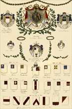 Arms of the French Empire and of the imperial nobility, 1806, (1921). Creator: Unknown.