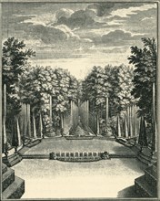 The Bosquet du Théâtre d'Eau in the gardens at Versailles, France, (1903). Creator: Unknown.