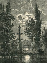 Rostral column in the gardens of the Château de Méréville, Essonne, France, (1903). Creator: Unknown.