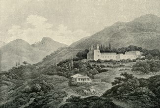 'A view of the Royal Villa of the Generalife at Granada', 19th century, (1907).  Creator: Unknown.