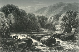 'On the River Lledr', c1870.