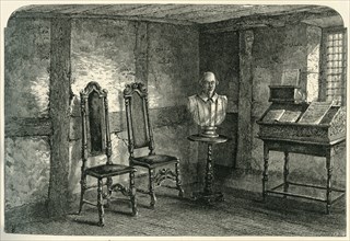 'The Room where Shakespeare was born', c1870.