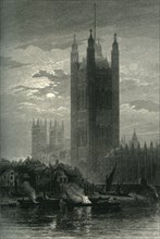 'The Victoria Tower, from Lambeth', c1870.