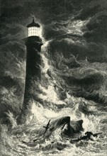 'Eddystone Lighthouse', c1870.