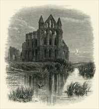 'Whitby Abbey', c1870.