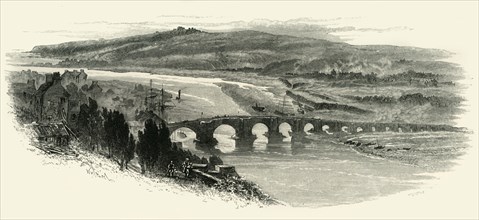 'Berwick Bridge', c1870.