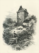'Johnny Armstrong's Tower', c1870.