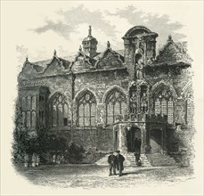 'The Hall of Oriel', c1870.