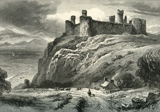 'Harlech Castle', c1870.