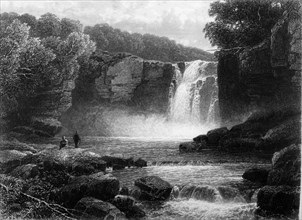 'Falls of the Hespte', c1870.