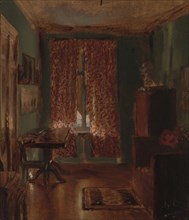 The Artist's Sitting Room in Ritterstrasse, 1851. Creator: Adolph Menzel.
