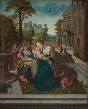 Virgin and Child with Angels, ca. 1518. Creator: Bernaert van Orley.