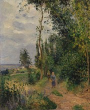 Côte des Grouettes, near Pontoise, probably 1878. Creator: Camille Pissarro.