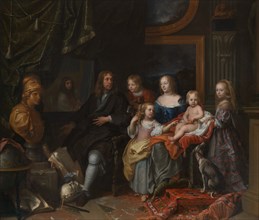 Everhard Jabach (1618-1695) and His Family, ca. 1660. Creator: Charles le Brun.