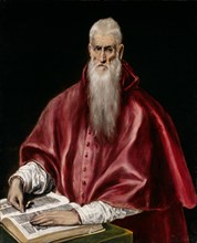 Saint Jerome as Scholar, ca. 1610. Creator: El Greco.